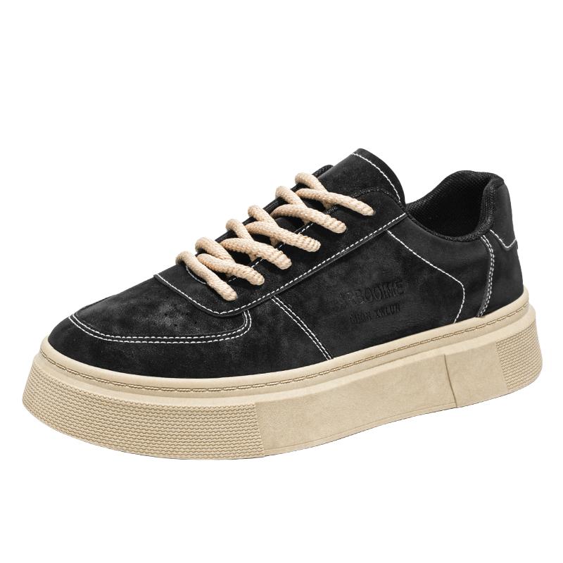New Men Shoes Lace-up Casual Men's Versatile Trendy Sports Skate Thick Soled Casual Board Trendy Original Vulcanized Luxury Bran