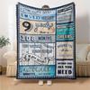 Celebrating 9th Birthday Multi-purpose Blanket Comfortable Versatile for Sofa Couch Office Bed Picnics Four Seasons Universal Modern Style Y25