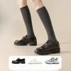 Wool Socks for Women, Thickened with Fleece, Warm and Super Soft, Autumn and Winter Double-needle Boneless Calf Socks