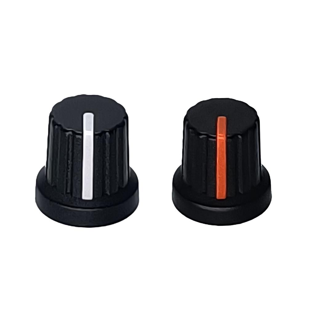 10Pcs Plastic Potentiometer Control Knob Guitar Volumes Control Knob 6mm Shaft Hole Amplifier Knob Easy To Install
