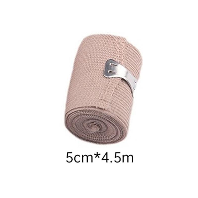 Hoch elastisches Reiskorn-Graues Verbandtuch, Hautfarbenes Hoch elastisches Gummi-Verbandtuch Sport-Schutz-Fußgelenkbandage