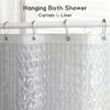 12pcs Rust Resistant Hanging Rings Hanging Design Curtain Buckles Versatile Curtain Hooks  Bathroom