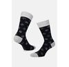 Lancerto Long Holiday Socks with Snowflakes
