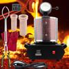 3KG Gold Melting Furnace 1400W Electric Digital Smelting Furnace with 1kg and 3 Kg Crucibles for Melt Scrap Silver Gold Copper