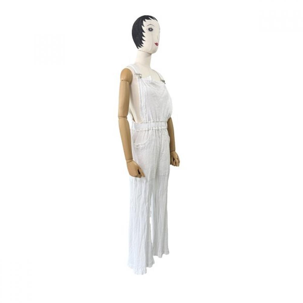La Vita Junko 100  Cotton Pleated Overalls Cqfpt003