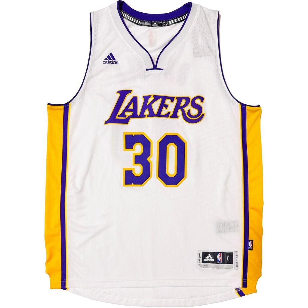 Adidas X NBA Collaboration Los Angeles Lakers Comfortable Skin-Friendly Sleeveless Basketball Jersey Unisex Jersey White K92525
