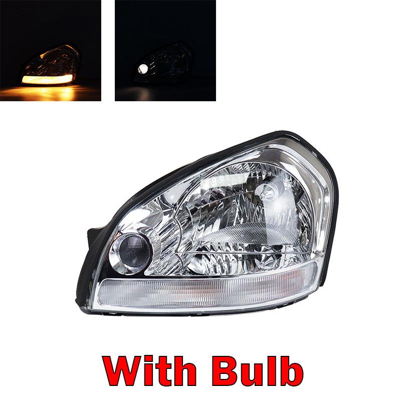 Exterior Accessories For Hyundai Tucson 2005 2006 2007 2008 2009 2010 Car Daytime Running Lights Headlights Signal Lamp Assembly