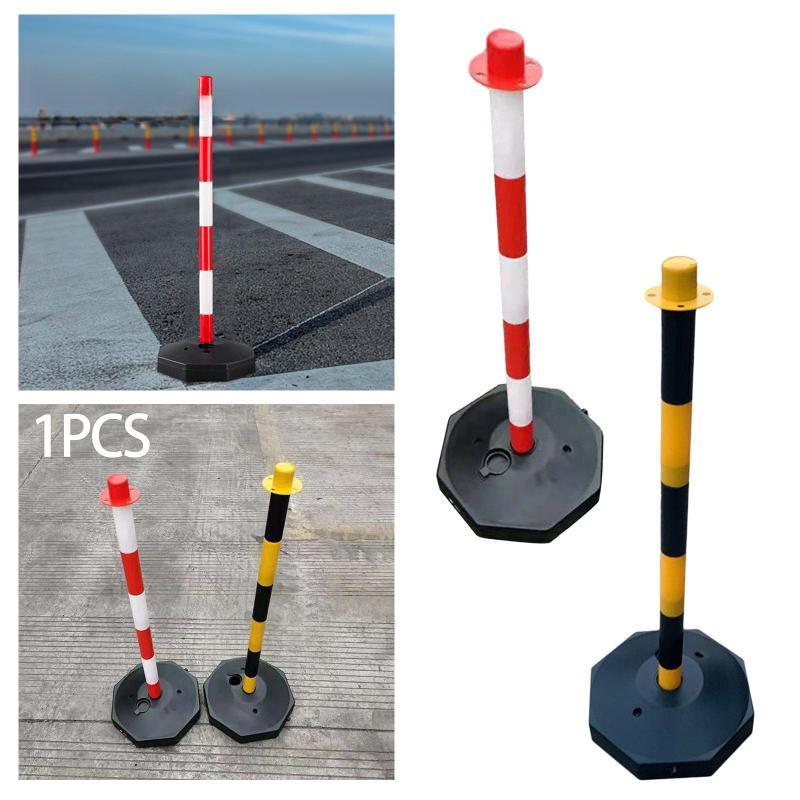 85cm Traffic Cone Barrier Parking Post Portable Traffic Bollard Parking Pole Sideways Construction Lot Road Markers Warning Pile