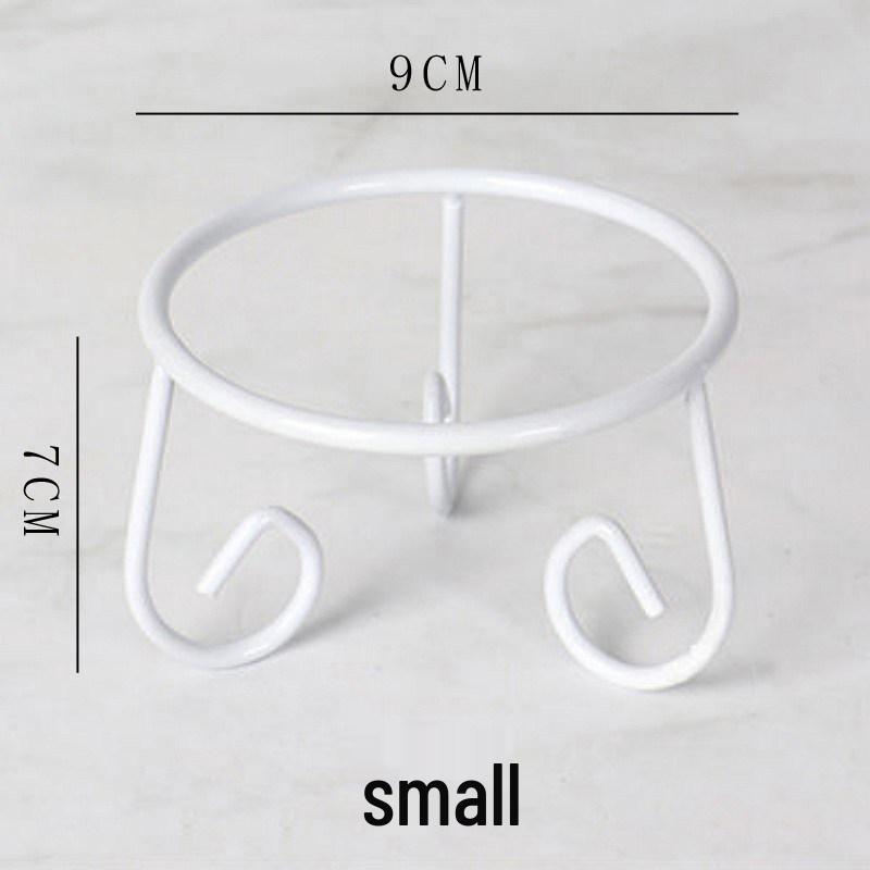 

Crystal Ball Display Stand - Round Metal Base for Ornaments and Minerals