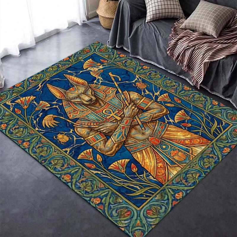 2025 New Anubis Carpet Rug for Living Room Bedroom Home Sofa Decoration,Kids play Non-slip Floor Mat87