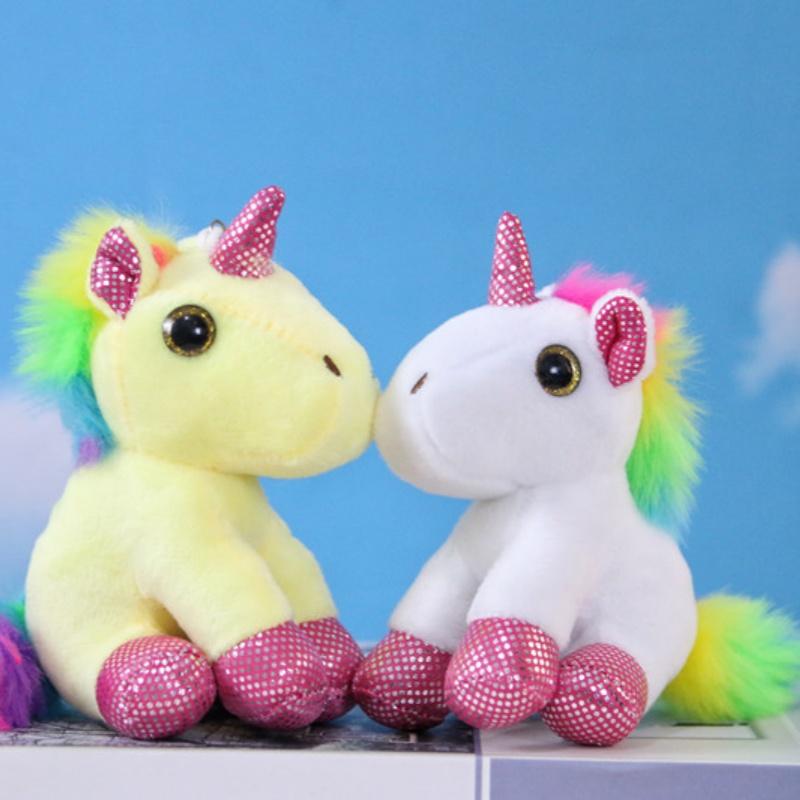 High-Standard-Quality 12Cm High-Quality Candy High-Quality Colour High-Quality Unicorn High-Quality Plush High-Quality Pendant High-Quality Girls