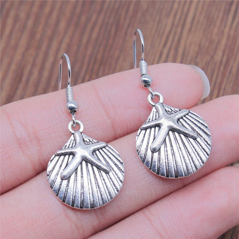 Bold Hot-Selling Marine Life Mermaid Drop Earrings Elegant Valentine's Gift for Formal Occasions