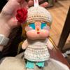 15cm Crybaby Doll Outfit Rose Beach Vacation Set Hat Skirt Cotton Dress Collectible Vinyl Figure