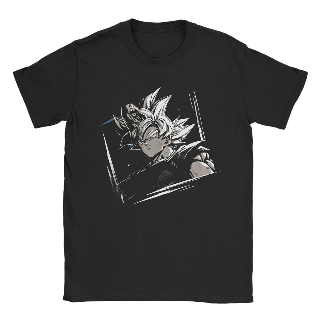 Unisex Dragons Balls T Shirt Goku Son Pure Cotton Clothes Funny Short Sleeve Crew Neck Tee Shirt Plus Size Tshirts