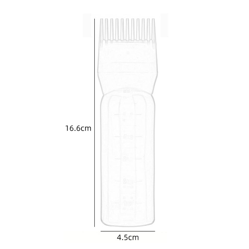 Professioneller Haarfärbekamm Leere Haarfärbeflasche mit Applikatorbürste Dosiersalon Haarfärbe-Stylingwerkzeug