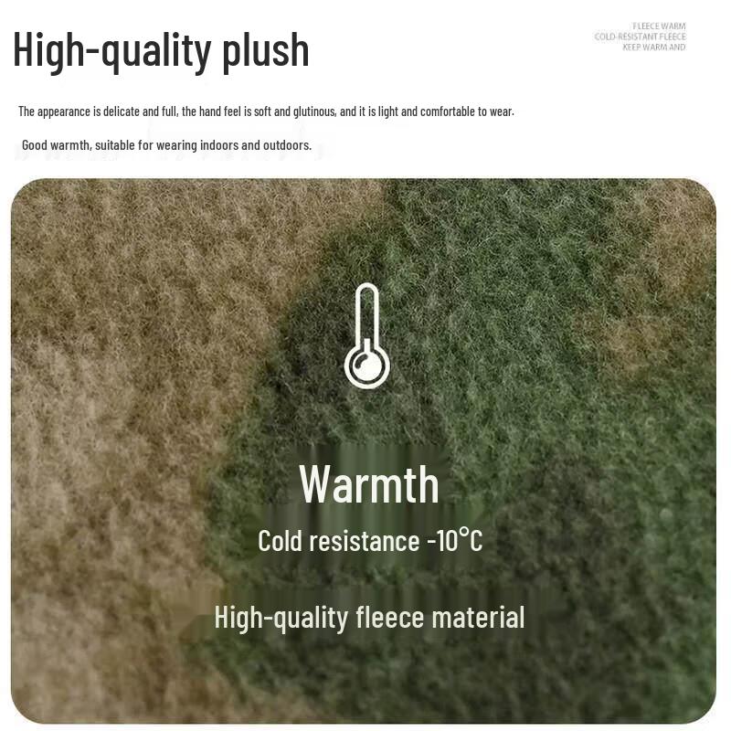 Winter Warm Fleece Camouflage Hat