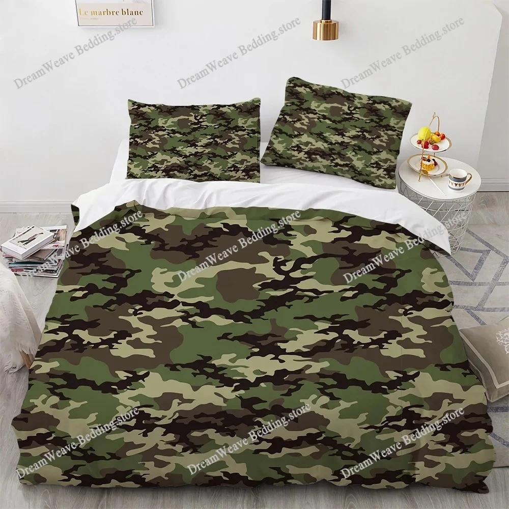 Kamo Povlečení Set Maskovací Koncept Skrytí Ložní Set King Size Šedá Černá Twin Povlak na Přikrývku pro Děti Dospívající Dospělé 70x133cm 2pcs