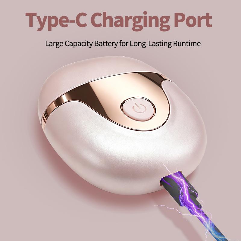 Rechargeable Women Electric Hair Shaver Oval Shape Portable Body Hair Remover Ladies Depilator For Underarm Leg Armpit Full Body