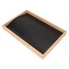 Jewelry Display Tray Necklace Earrings Rings Storage Box Ornament Showcase for Home Use Black