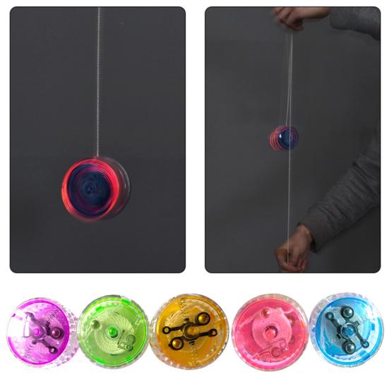 Luminous LED Light YoYo Ball Toy High Speed Kids String Control Entertainment