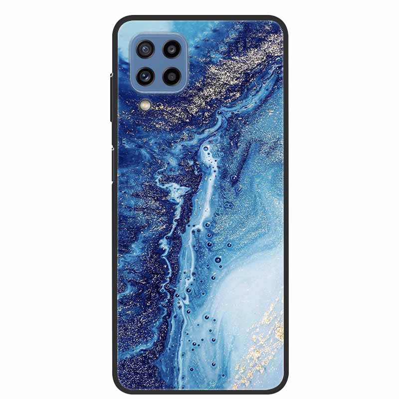 For Samsung Galaxy A12 Case Marble TPU Silicone Soft Phone CoverFor Samsung Galaxy M12 Case Samsung F12 Protector Gift New Para