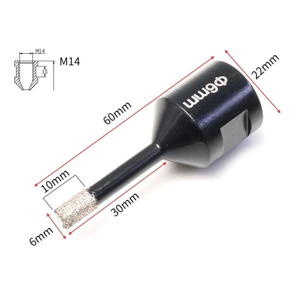6/8/10/12/14/16mm Hole Opener Blackl Diamond Drilling Quality Emery