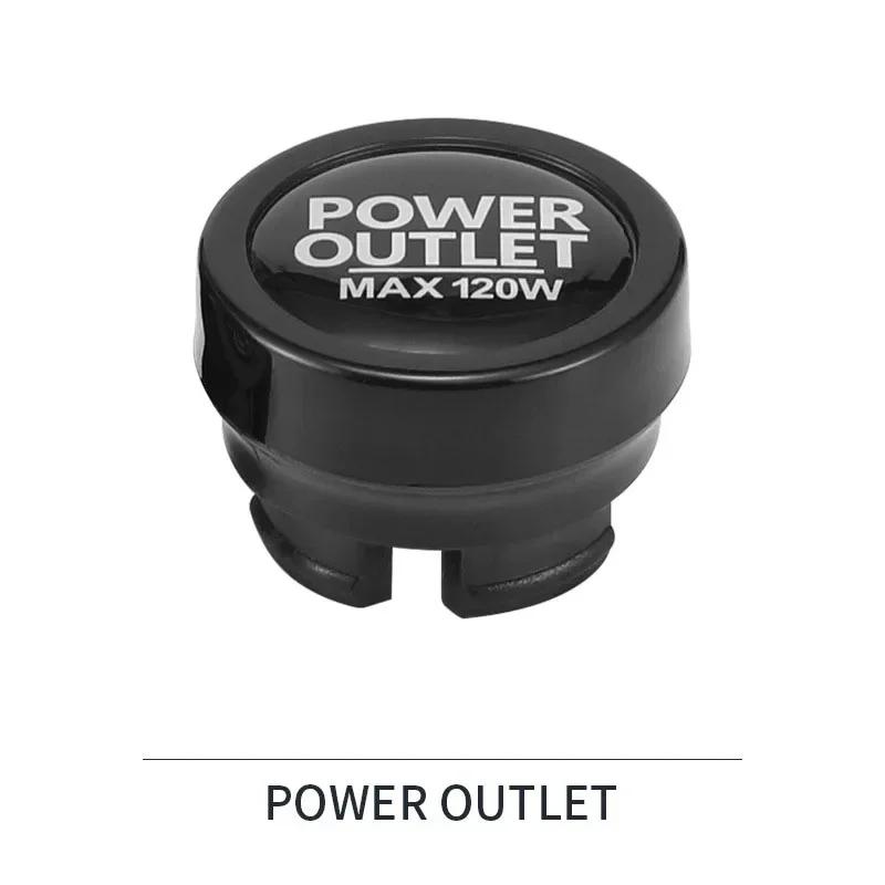 Universal Colorful Car Lighter Dust Cover High-quality Cars Ejector Button Decorative Plug Protective Cover Auto Accessories