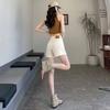 High-waisted White Denim Shorts Skirt for Women New Summer A-line Slimming Wide-leg Loose-fitting Design Pants Skirt