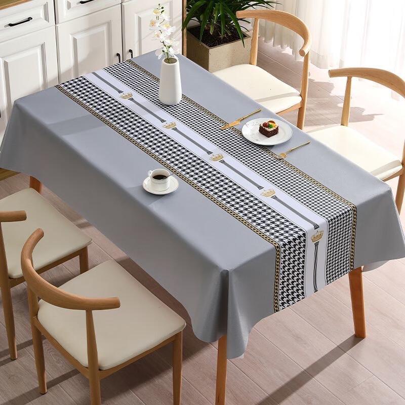 Waterproof Easy-Clean Plastic Tablecloth