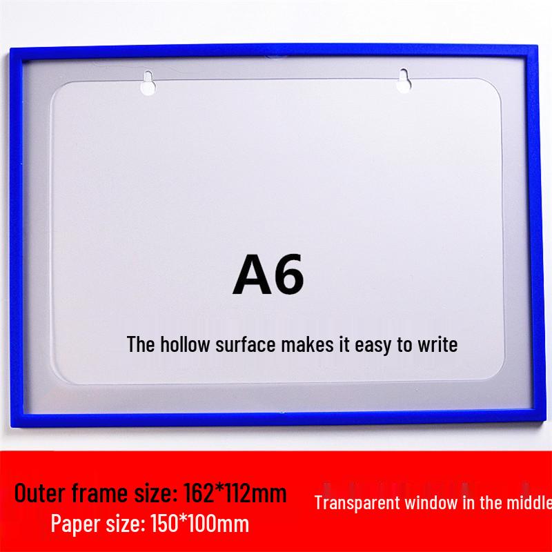 Kashi Magnetic Signboard: A-type Strong Magnetic Label for Shelves & Cabinets, with Buckle Feature