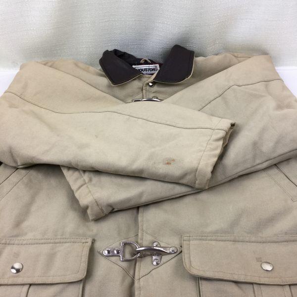 90s Vintage HOUSTON Padded Coverall Jacket Beige Size M(USED)