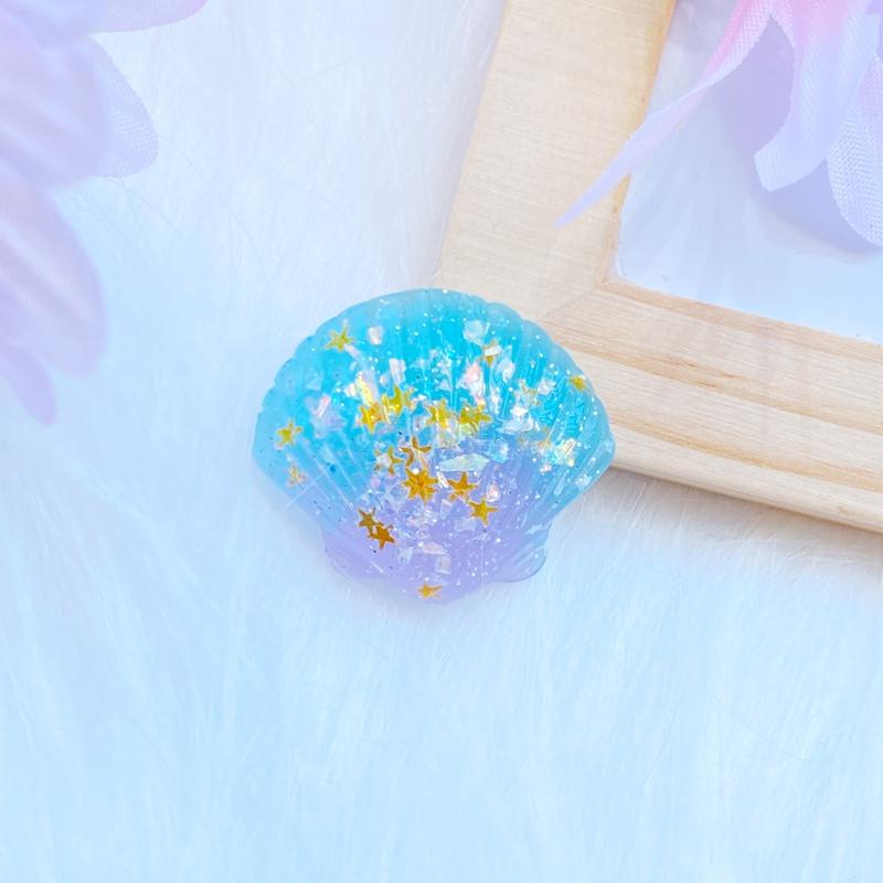

10Pcs New 23*26mm Cute Beautiful Shells Flat Back Resin Cabochons Scrapbooking DIY Jewelry Craft Decoration Accessorie Q28
