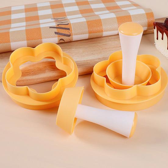 Tart Shell Mold Plastic Pastry Dough Stamper Kit Pie Crust Mold DIY Cake Tart Pan Mold for Egg Tart Shells Cheesecake Pastry Cupcake Muffin