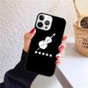 Cool Music Violin C Phone Case for iPhone 17 Air 16 PRO MAX 15 14 PLUS 12 11 13 Back Cover Fundas Shell Coque