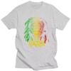 Rasta Lion Graphic Tee for Unisex Pure Cotton Breathable Short Sleeve T-Shirt Jamaican Pride Casual Top