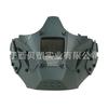 Halloween Cyberpunk Mask Half Face Tactical Mask, Mechanical Iron Warrior Mask Special Base Manufacturer
