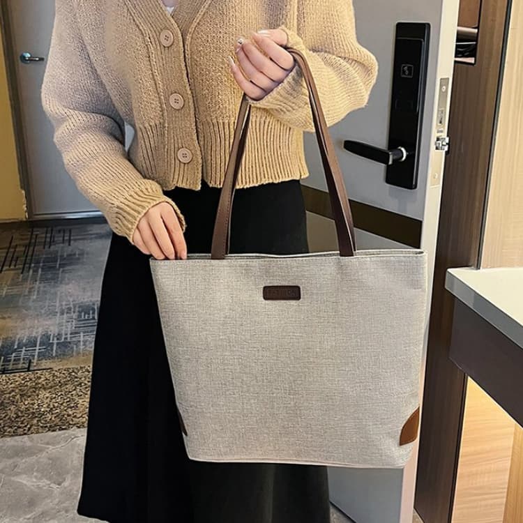 Sac fourre-tout simple grande capacité pour femme Sac à main