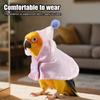 Papegøyekappe Søt Fuglekostyme for Cosplay Fotografering Kjæledyrfugldrakt for Undulat Afrikansk Gråpapegøye Parakitt Conure Kakadue Kjærlighetsfugler Finker