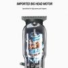 1PC Máquina de cortar cabelo profissional Máquina de cortar cabelo recarregável Aparador de cabelo elétrico transparente para homens Máquina de corte de cabelo sem fio