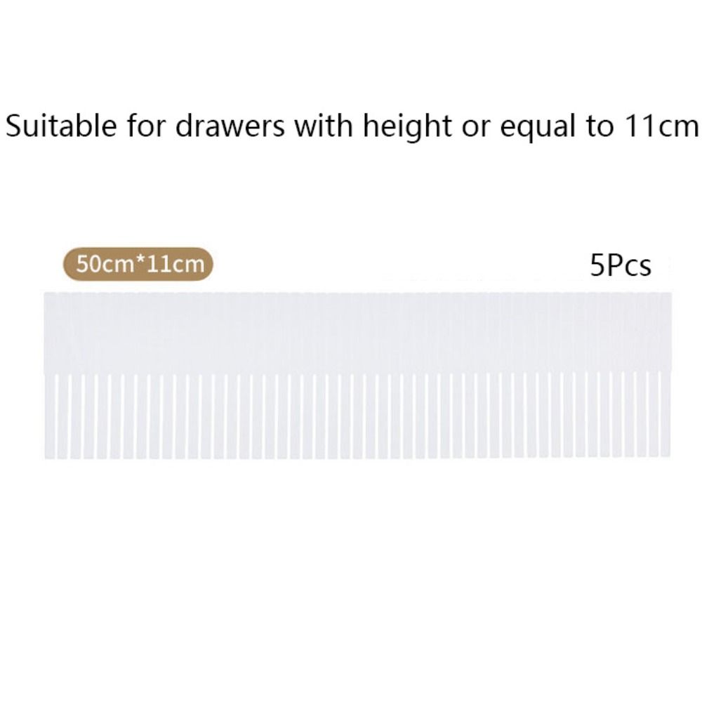 5Pcs Adjustable Drawer Divider Household DIY Combination Partition Board Storage Organizer Space-saving Cabinet Closet Separator