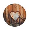 Wood Round Wooden Sign Art Painting Wreath Decorative Plates Entrance Decor Gift Mask Theme For Bar Club Home Room Wall Decor for Church Front Door