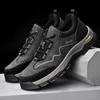 FashionHandmade Leather Men Casual Sneakers Vintage Style Male Outdoor Shoes Non-Slip Travel Treking Footwear Leisure Walk Hiking Shoes