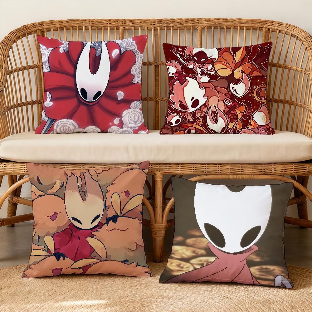 Cushion Cover Square Hollow Decorative Throw Silksong Pillow Case Knight Sofa Bed Car Living Room Birthday Anniversary Gifts