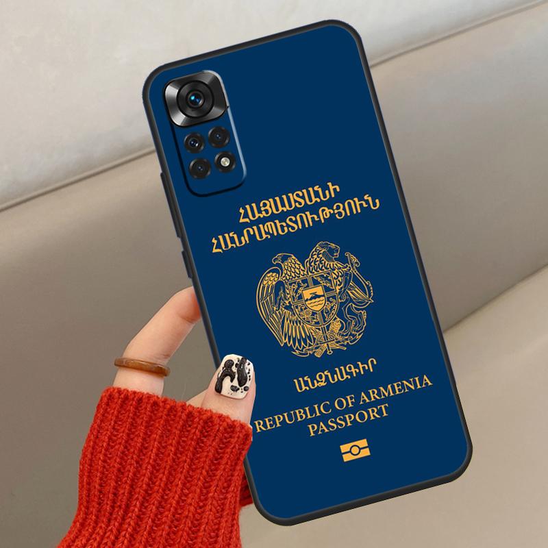 Armenian Flag Case For Xiaomi Redmi Note 13 12 11 10 14 15 Pro Plus Cover For Redmi 15C 14C 10C 12C 13C 15