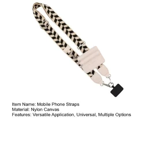 Cell Phone Strap with Zipper Pouch Clip And Go Strap for Phone with Crossbody Adjustable Neck And Wrist Strap