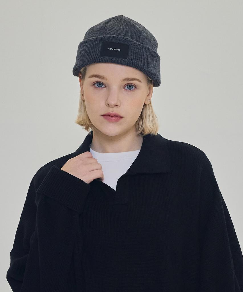 CARGOBROS Cb Original Logo Short Beanie (Charcoal)