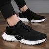 Breathable Knitted Sneakers 2025 Men's Casual Fashion Sports Shoes Running Socks Outdoor Walking Training Tennis Shoes Couple