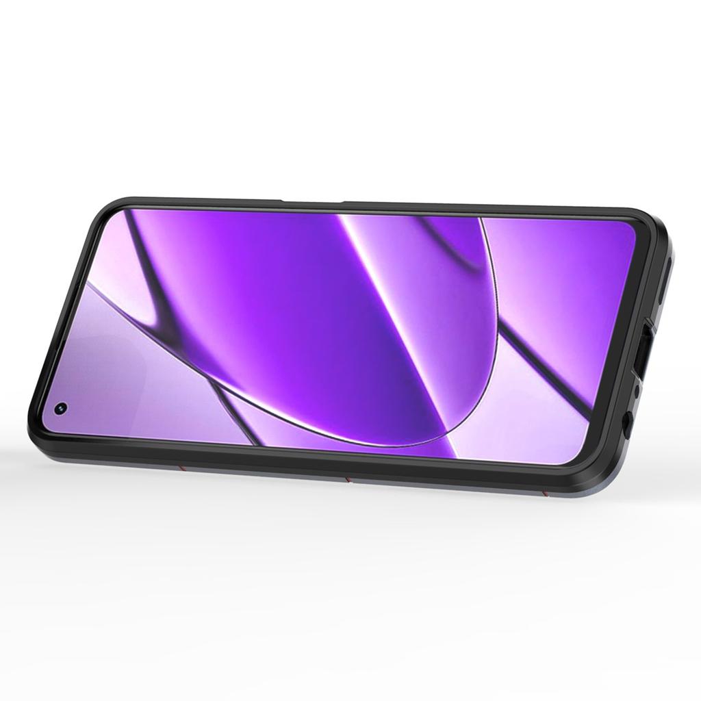 For Realme 11 4G (159.9x73.3x7.95mm) Phone Case PC+TPU Cover with Ring Kickstand