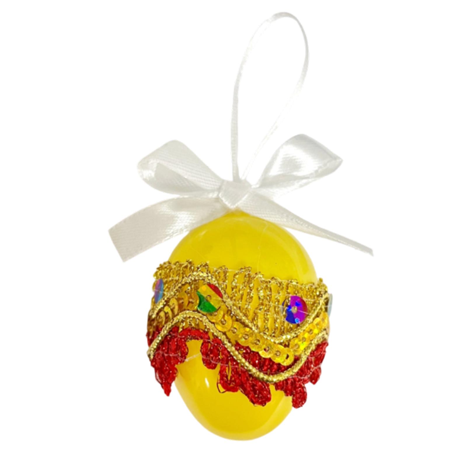 

1pcs Eggs Hanging Ornament For Garland Room Decor For Door,Wall Decoration, Tassel Ornament, Party Decoration, Arts & Crafts Supplies One Size жовтий