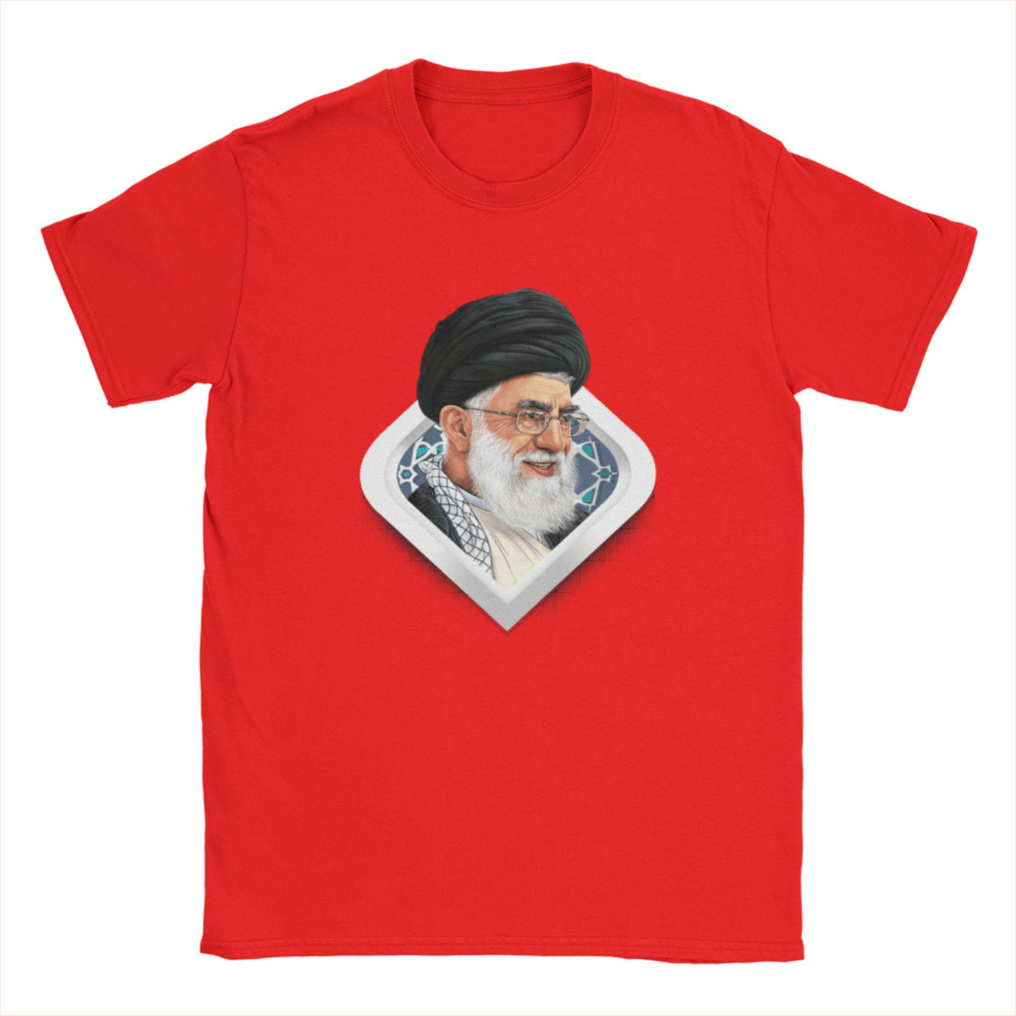 

Casual TShirt Beach SSeyyed Ali KKhaUnisexei Hipster TShirts 100 Cotton Tshirt for Unisex Awesome Plus Size Short Sleeve Top Tees S